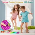 thumbnail image 3 of Jumbo Pop juguete sensorial de gran tamaño YONGSHENG Boba Tea Popper Fidget cuadrado de silicona Rainbow Popping, 3 of 5