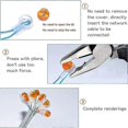 thumbnail image 3 of 300pcs Scotchlok UY Waterproof Connector, Resin Filled Cable Connectors Connection Clamps For Garden & Outdoor Robotic Lawn Mower-In stock, 3 of 5
