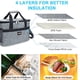 thumbnail image 2 of Bolsa térmica de 20 litros, cesta de refrigeración plegable grande, bolsa térmica, bolsa de picnic para la escuela, la oficina, los deportes JFHHH pequeña, 2 of 5