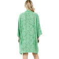 thumbnail image 3 of HAPPY BAY Women's Duster Front Open Cardigans Vintage Kimono L-XL Green, Palm Tree, 3 of 5