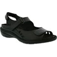 thumbnail image 2 of Women's Drew Tide Hook and Loop Sandal Black Leather 6.5 W, 2 of 2