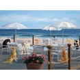 thumbnail image 2 of Saxe, Carol 18x14 Gold Ornate Wood Framed with Double Matting Museum Art Print Titled - Beach Club Tails, 2 of 4