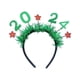 thumbnail image 4 of Diadema de Año Nuevo 2024 para mujer, accesorio para la cabeza para fiestas de cumpleaños de Halloween. Verde, 4 of 9