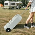 thumbnail image 6 of ModFusion 10.6 Gallon Portable RV Waste Water Holding Tank HDPE Rectangular 40L Gray, 6 of 7