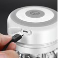 thumbnail image 3 of Mini picadora de ajo eléctrica, procesador de alimentos portátil, picadora de verduras, picadora de cebolla, picadora de carne inalámbrica con carga USB para verduras, pimientos, cebollas, 3 of 5