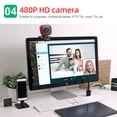 thumbnail image 4 of 480p HD Camera, 360 Degree Rotation Webcam, CC2000, Aim, Web Conference, ICQ, MSN Messenger, Yahoo Messenger, Skype, Etc, 4 of 6