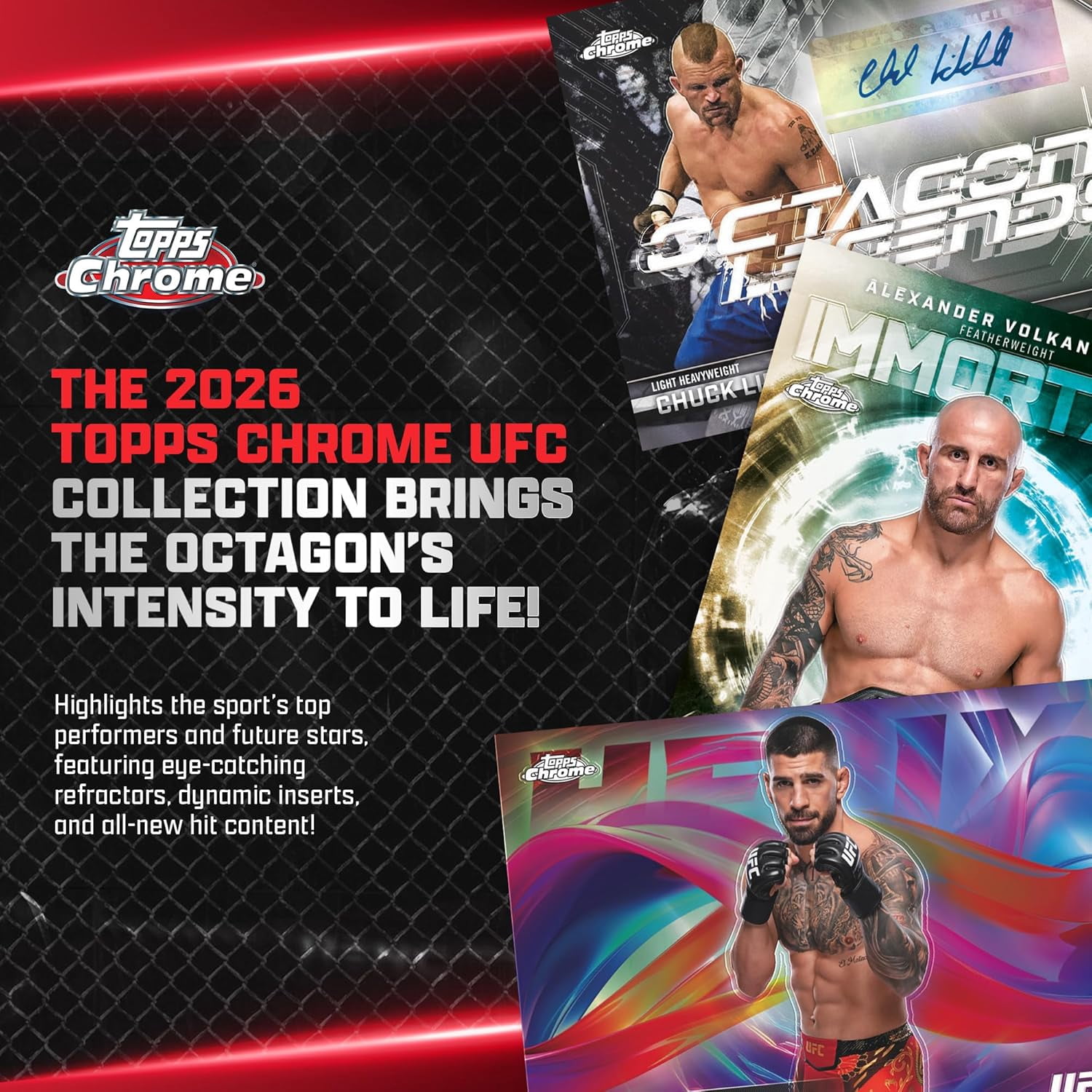 26 TOPPS UFC CHROME VALUE BOX