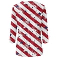 thumbnail image 4 of MuXiKeJi Clothes 250th Anniversary USA Shirt Women America 250 Shirt 3/4 Sleeve Patriotic Flag Eagle Print Tops 1776-2026 Tshirt Gifts, 4 of 5