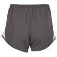 thumbnail image 3 of Women's Boxercraft  Gray Wyoming Cowboys Essential Lined Athletic Shorts, 3 of 3