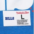 thumbnail image 5 of Men's Mitchell & Ness  White Buffalo Bills Team Burst Vintage Logo T-Shirt, 5 of 5