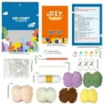 thumbnail image 2 of Gnome Amigurumi DIY Crochet Kit Wizardi F07N8-M25, 2 of 2