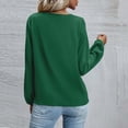 thumbnail image 5 of Womens Fashion Tops Loose Chiffon Shirts Temperament Solid Color Long Sleeves Bottoming Shirts for Everyday Wear, 5 of 8