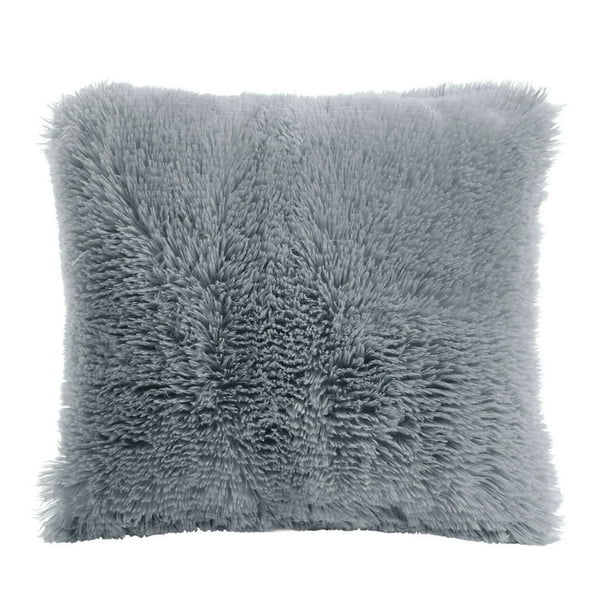 Unique Bargains Throw Pillow Case Faux Fur Fuzzy Cushion Cover Home ...