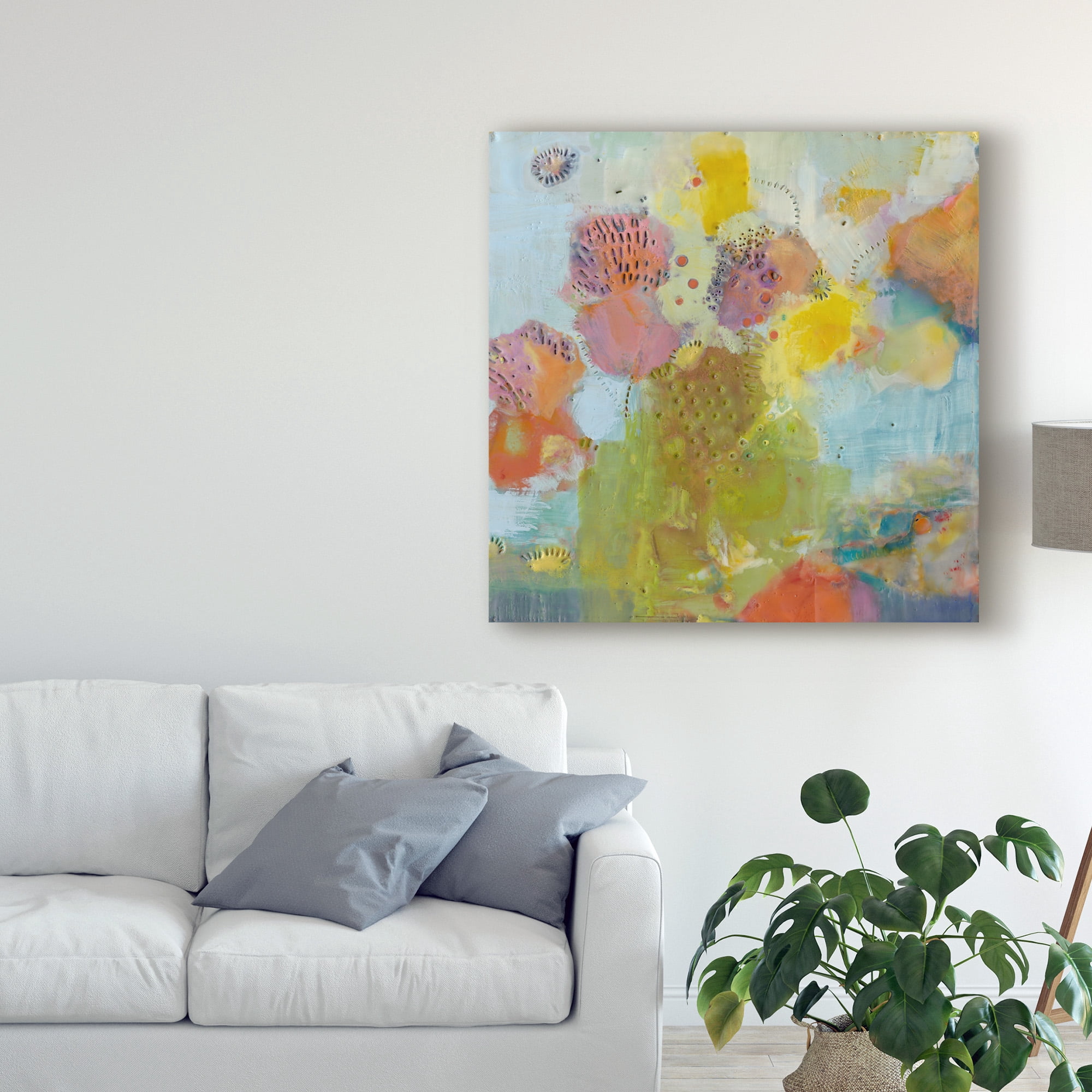 Trademark Fine Art 'Floare I' Canvas Art by Sue Jachimiec