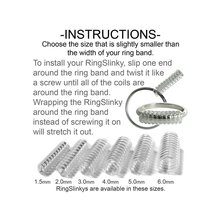 RingSlinky - Ring Guard / Ring Size Reducer –  - Ring Size  Reducers