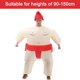 thumbnail image 2 of Traje inflable de sumo japonés para niños y adultos, traje inflable de dibujos animados, ropa de lucha de sumo multicolor, 2 of 5