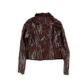 thumbnail image 2 of Bar Iii Womens Zip-Front Faux-Leather Jacket, 2 of 2