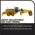 thumbnail image 3 of Diecast Masters 1:125 Caterpillar 24M Motor Grader, Elite Series Cat Truck | Scale Model Diecast Collectible Construction Trucks | Caterpillar Truck, Diecast Masters Model 85539, 3 of 8