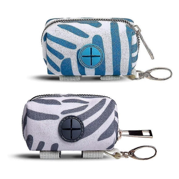2 Pack Distributeur de Sacs à Déchets pour Chien, Distributeur de Sacs à Déchets pour Chien, Support de Sacs à Déchets pour Chien