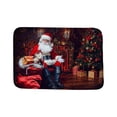 thumbnail image 2 of Chmadoxn Christmas Decorations, Bathroom Rug Mat 31x20, Flannel Christmas Halloween Decoration Extra Soft And Absorbent Bath Rugs, Non Slip Bath Carpet, Machine Wash Dry, Bath flannel carpet, 2 of 8