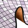 thumbnail image 5 of Violet Block Hallway Runner Rug 2'X6' Non-Slip Washable Carpet Runner Kitchen Entryway Laundry Bedroom, 5 of 7