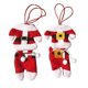 thumbnail image 1 of 6 Pcs Christmas Silverware Holders Pocket Set Santa Claus Suit Cutlery Knifes Forks Tableware Bag Storage Covers Christmas Decoration, 1 of 3