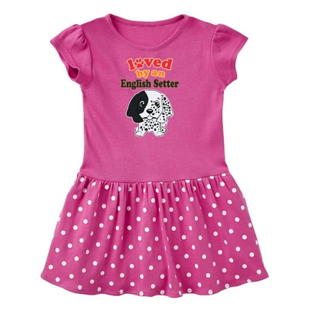 

Inktastic English Setter Dog Gift Gift Toddler Girl Dress