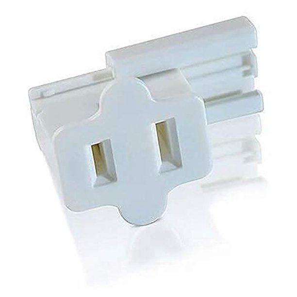 The Christmas Light Emporium Slide On Plugs Vampire Plugs Spt1 Female Pack Of 25 White Walmart Com Walmart Com