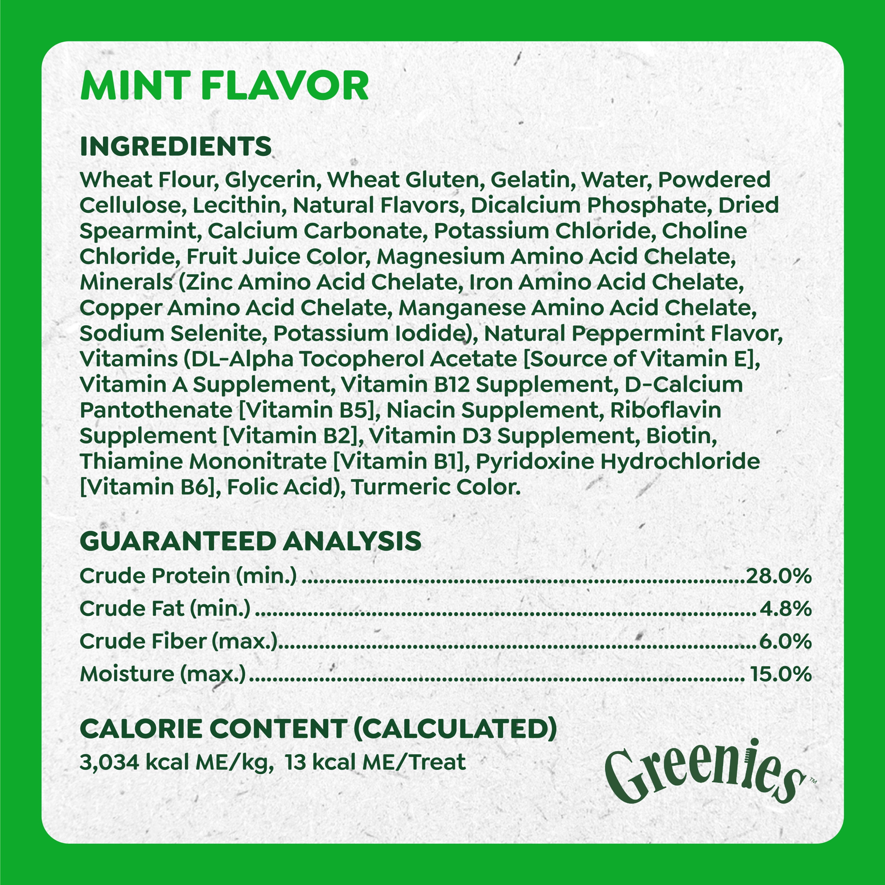 Greenies Anytime Bites Dog Treats, Mint Flavor, 24 oz bag