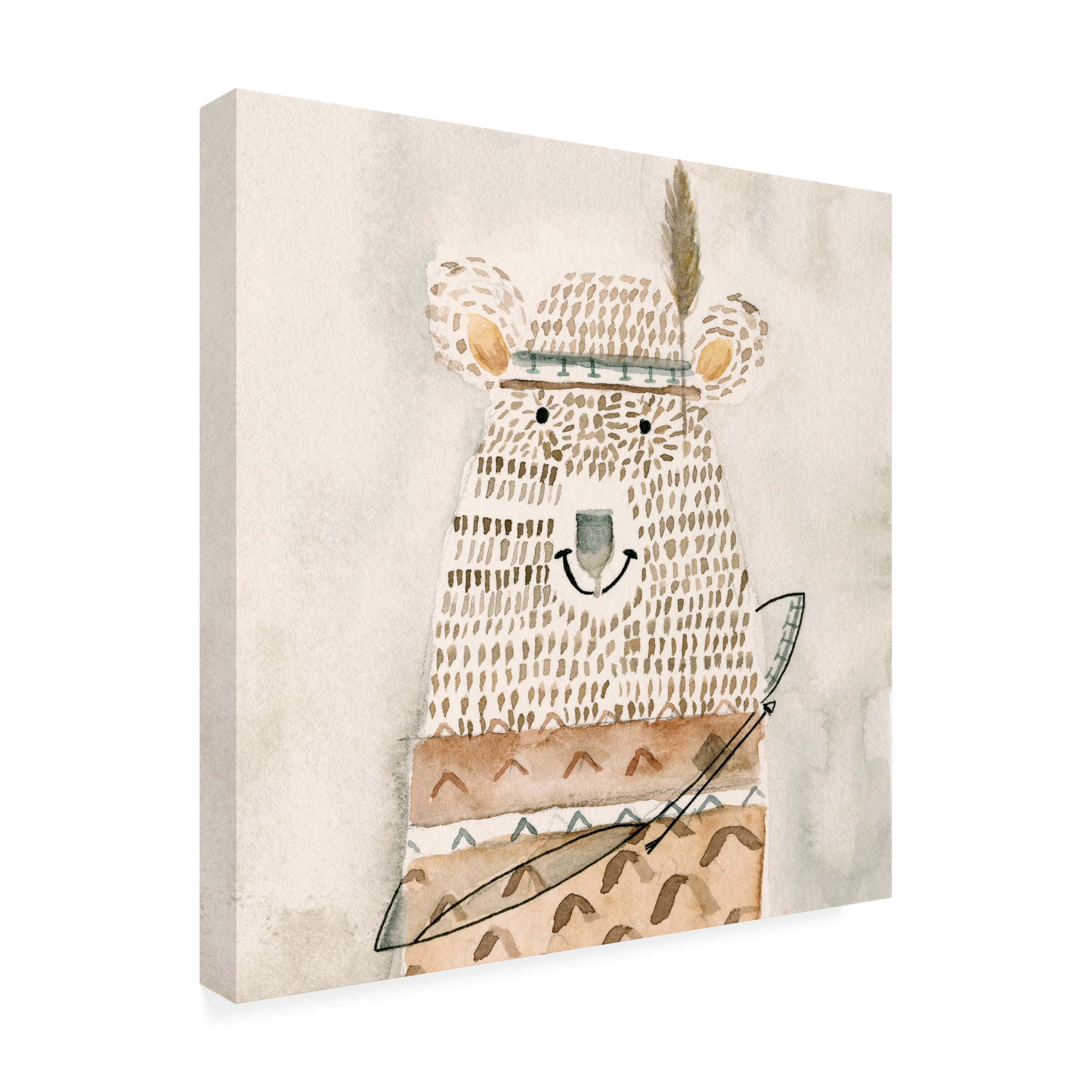 Natalie Timbrook 'Native Bear' Canvas Art