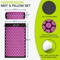 thumbnail image 5 of ProsourceFit Acupressure Mat and Pillow Set for Back/Neck Pain Relief and Muscle Relaxation, 5 of 6