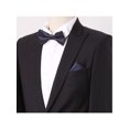 thumbnail image 7 of INSPIRE CHIC Men's Polka Dots Tie Set Skinny Necktie Pre-Tied Bow Tie and Pocket Square One Size Navy Blue Red, 7 of 7