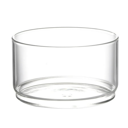 

Stackable Heat Resistant Glass Bowl Transparent Salad Bowl Innovative Dessert Fruit Box