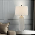 thumbnail image 4 of Cal Lighting 150W 3 Way Drayton Ceramic Table Lamp With Hardback Fabric Shade (Sold In Pairs), 4 of 6