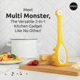 thumbnail image 2 of Pasta Spoon & Spaghetti Spoon - Cooking Gadgets, Cooking Gifts, Cool Kitchen, 2 of 4