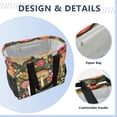 thumbnail image 4 of FORMRS Tote Bag for Women Large Capacity Canvas Travel Foldable Carry On Shopping Handbag, Colorful Mushroom, 4 of 8