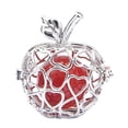 thumbnail image 2 of 2 Pieces Jewelry Making Supplies Bead Cage Pendant Add Your Own Pearls to Create, 2 of 8