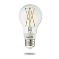 thumbnail image 2 of Bulbrite Solana 2-Pack A19 WiFi Connected Edison Filament LED Smart Light Bulb, Clear, 2 of 6