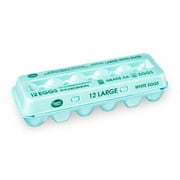Great Value White Large Eggs, 12 Count