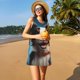 thumbnail image 3 of Balery Playful Smile Cute Dog Vestidos de verano para mujer con estampado: vestido holgado sin mangas, vestido playero informal y cómodo para días calurosos., 3 of 7