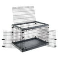 thumbnail image 4 of Superior Hybrid ECO Dog Crate and Playpen, 42-inch Dog Crate, Gray, 4 of 8