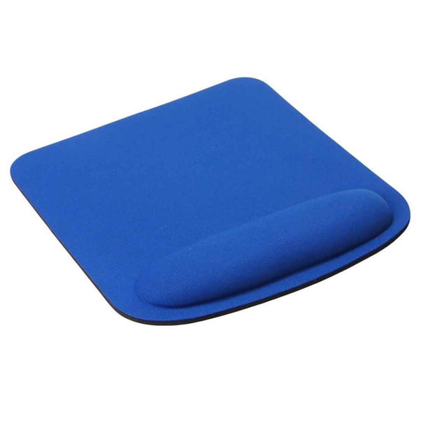 Moyic 210*230*20mm gran esquina redonda muñeca tela protegida EVA PU alfombrilla de ratón para juegos alfombrilla colorida antideslizante Juegos de teclado y mouse para computadora azul