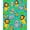 Blue, Pattern 1, variant on ODIKA 4'x6' Machine Washable Non-Slip Area Rug, Jungle Safari Adventure Play With Exotic Wildlife Illustrations High Traffic Rug, Blue, 681564