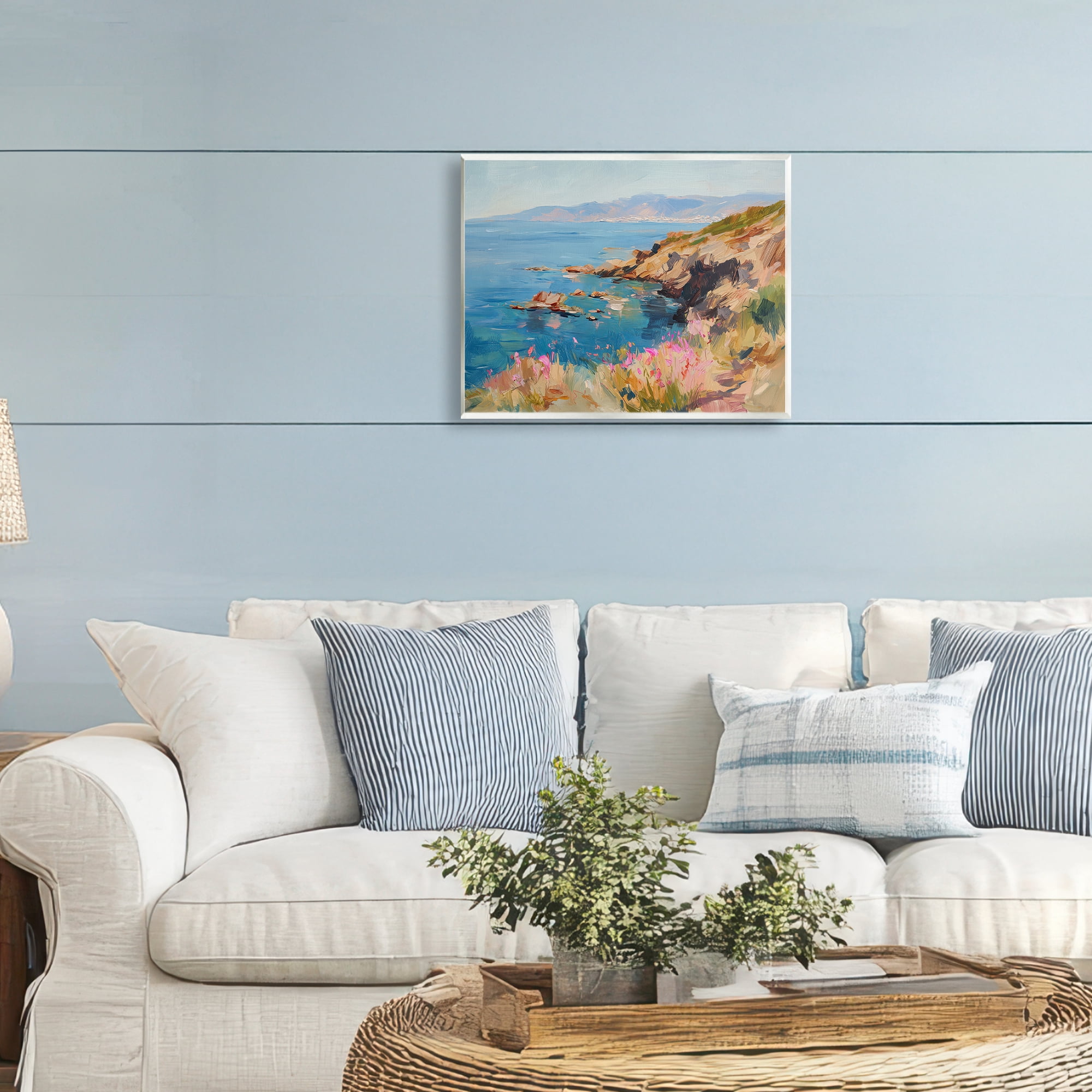 Stupell Industries Where Mountains Meet Sea Wall Plaque Art, design by Svetlana Aleynikova