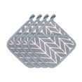 thumbnail image 2 of 4pcs Potholders Anti-heat Rectangular Pad Insulation Cloth Washable Stove Oven Mitts Resistant Take Gloves Kitchen Accessory Gadgets Washable, 2 of 9