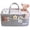 Pink, variant on Lily Miles Extra Large Baby Diaper Caddy Organizer for Changing Table or Car - Unisex Baby Shower Basket (Gray/Mint)