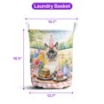 thumbnail image 5 of Happy Mother's Day Ragdoll with Sweets and Flowers at a Picnic Foldable Laundry Basket Cat Lover Kitten Owner Gifts Idea Organizer Storage with Handles - 13005, 5 of 5