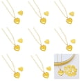 thumbnail image 2 of Fashionable Engravable Heart Envelope Locket Necklace Adjustable Length Choker Handmade Collarbone Chain Accessories, 2 of 5