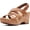 Tan Leather, variant on Clarks Giselle Beach Womens Wedges