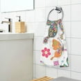 thumbnail image 5 of GZHJMY Flower Butterfly Floral Hand Towels for Bathroom 1OO% Washcloth 2 pcs Face Towel 16 x 28 inch, Absorbent Soft & Skin-Friendly, 5 of 6